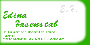edina hasenstab business card